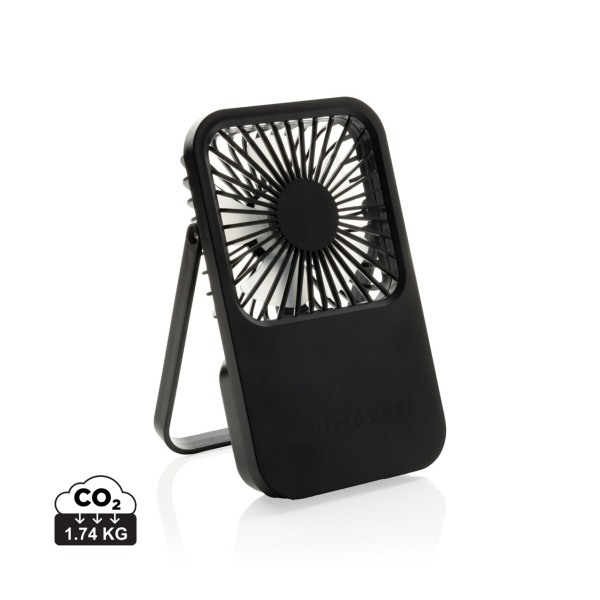 Aervina laddningsbar bordsfläkt i RCS återvunnen plast